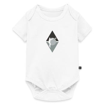Intercrosse Lacrosse field - Baby Premium short-sleeve bodysuit - white - Front