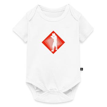 Boxer Boxing Gloves Boxing Match - Baby Premium short-sleeve bodysuit - white - Front