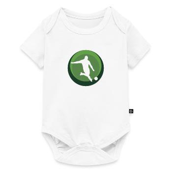 Soccer Gardien de but Soccer - Body à manches courtes Premium Bébé - blanc - Devant