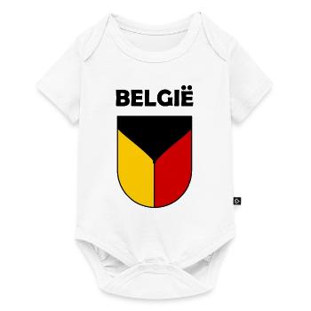 Les Belges - Body à manches courtes Premium Bébé - blanc - Devant