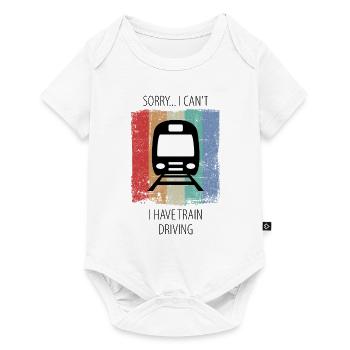 Train Railway Railroad Worker Trains Train Driver - Baby Premium short-sleeve bodysuit - white - Front
