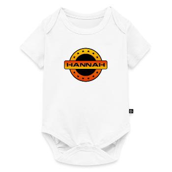 HANNAH. MY NAME IS HANNAH. SAMER BRASIL - Baby Premium short-sleeve bodysuit - white - Front