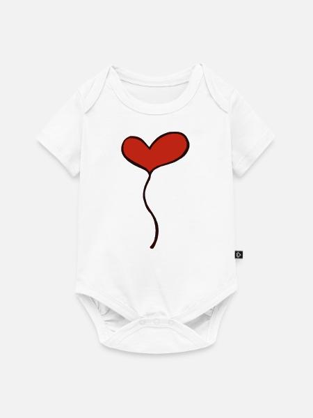 Überraschung - Baby Premium Kurzarmbody - Weiß