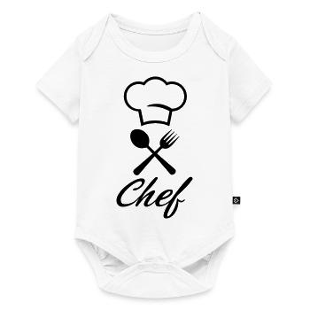Küchenchefs - Baby Premium Kurzarmbody - Weiß - Vorne