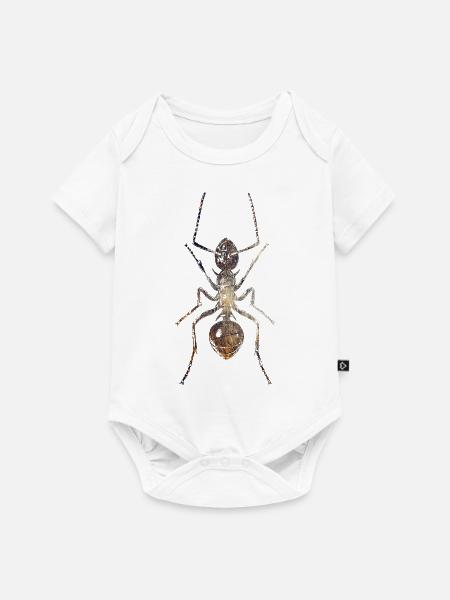Ameise - Baby Premium Kurzarmbody - Weiß