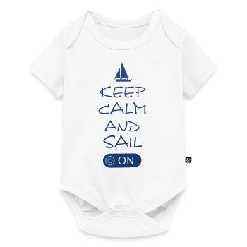 Spruch für Segler, Sailing, Boat - Baby Premium Kurzarmbody - Weiß - Vorne