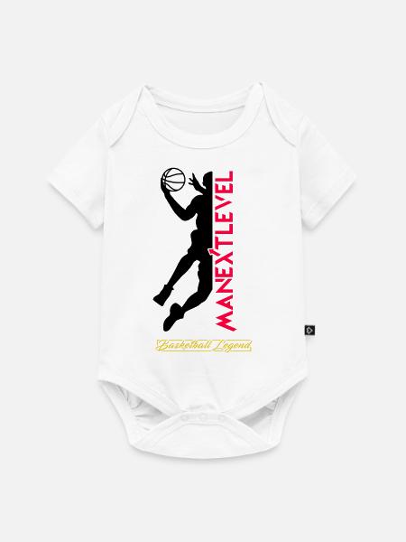 Basketball Legend - Baby Premium Kurzarmbody - Weiß