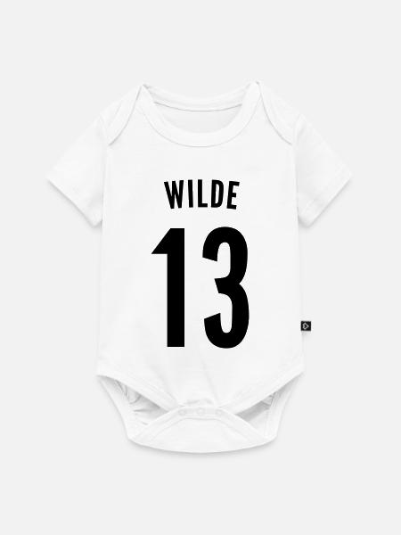 Wilde 13, 2014 Müller, Fußball, Nationalelf - Baby Premium Kurzarmbody - Weiß