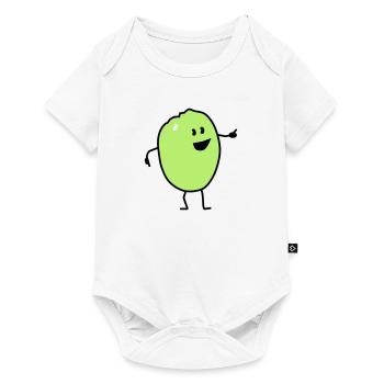 quince - Baby Premium Kurzarmbody - Weiß - Vorne