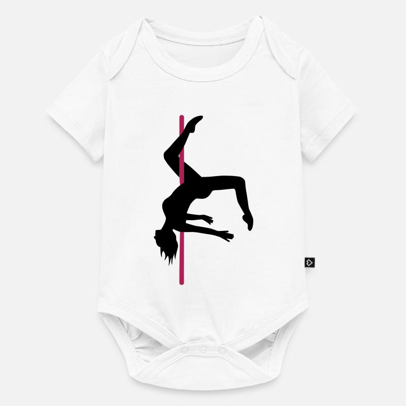 Poledance Scorpio - Baby Premium Kurzarmbody - Weiß