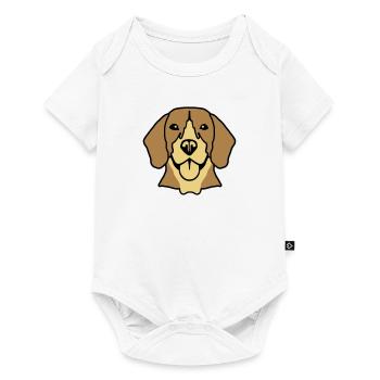 beagle - Baby Premium short-sleeve bodysuit - white - Front