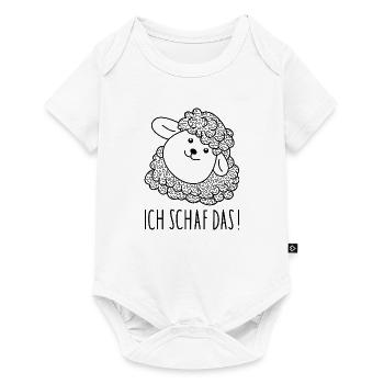 Schaf Optimismus - Baby Premium Kurzarmbody - Weiß - Vorne