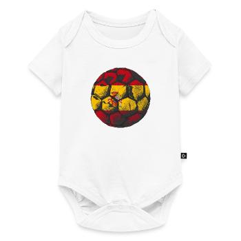 Spain Flag Vintage Spanish Flag Distressed Look - Baby Premium short-sleeve bodysuit - white - Front