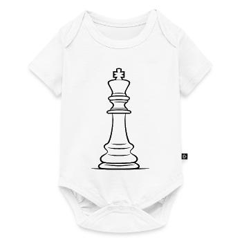 Chess Pieces Drawing - Baby Premium short-sleeve bodysuit - white - Front