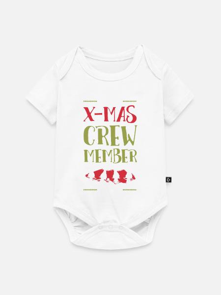 X-Mas Crew Mitglied - Baby Premium Kurzarmbody - Weiß