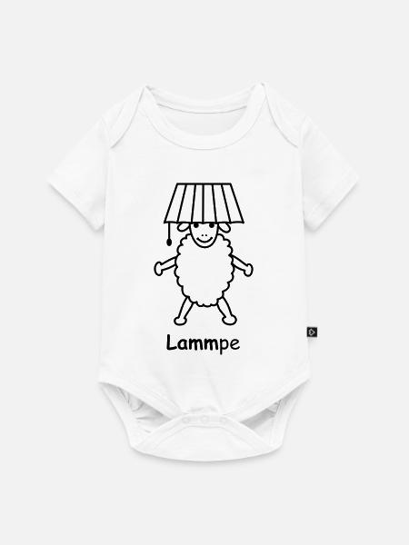 TIB_Lamm-pe - Baby Premium Kurzarmbody - Weiß