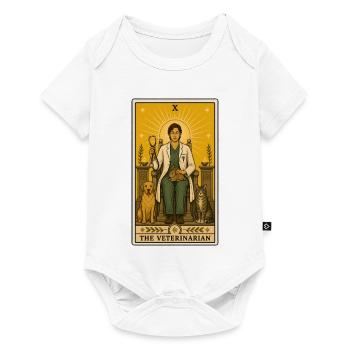 Tierarzt | Tiere Beruf Tarot - Baby Premium Kurzarmbody - Weiß - Vorne