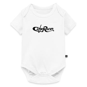 Moto café racer - Body à manches courtes Premium Bébé - blanc - Devant