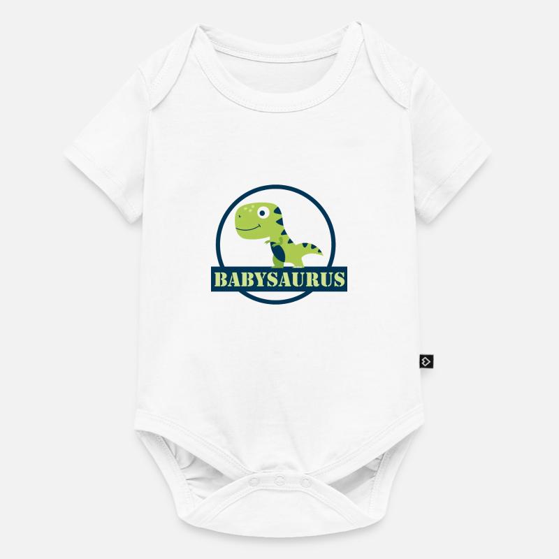 Babysaurus - Body à manches courtes Premium Bébé - blanc