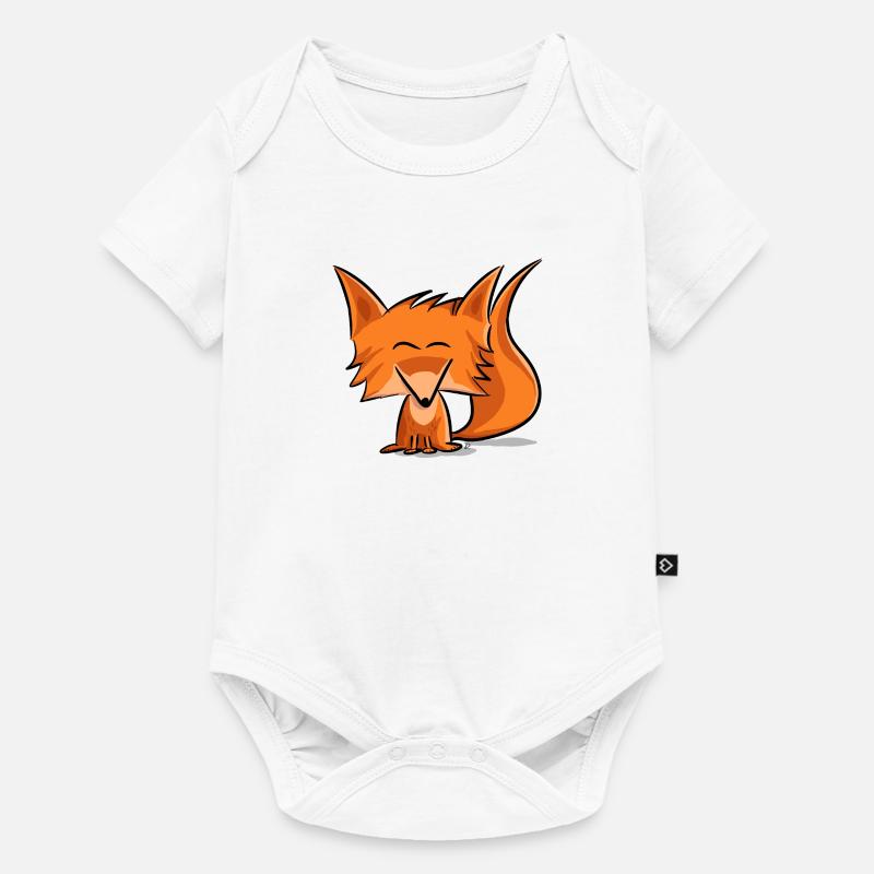 Cute fox - Body à manches courtes Premium Bébé - blanc