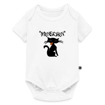 menschen - Baby Premium Kurzarmbody - Weiß - Vorne