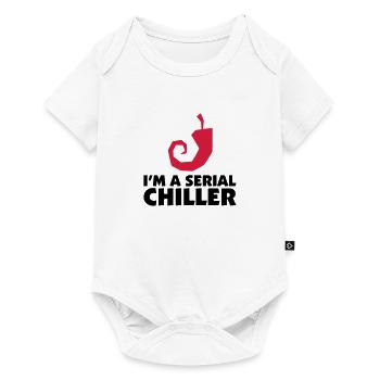 I m a Serial Chiller - Baby Premium short-sleeve bodysuit - white - Front