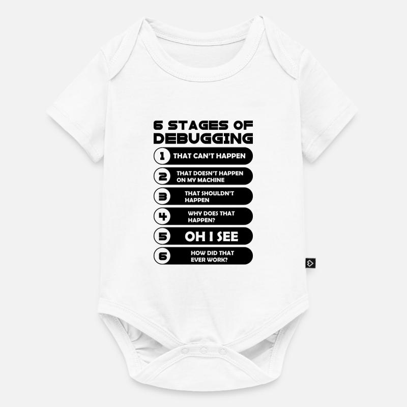 Programmation - Body à manches courtes Premium Bébé - blanc