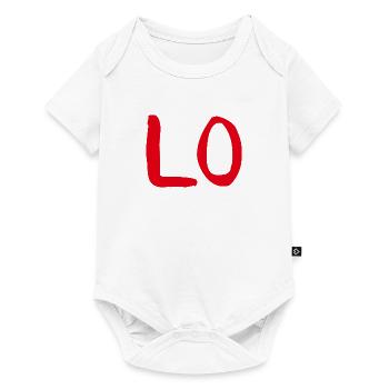 Love Partnerlook - Baby Premium Kurzarmbody - Weiß - Vorne