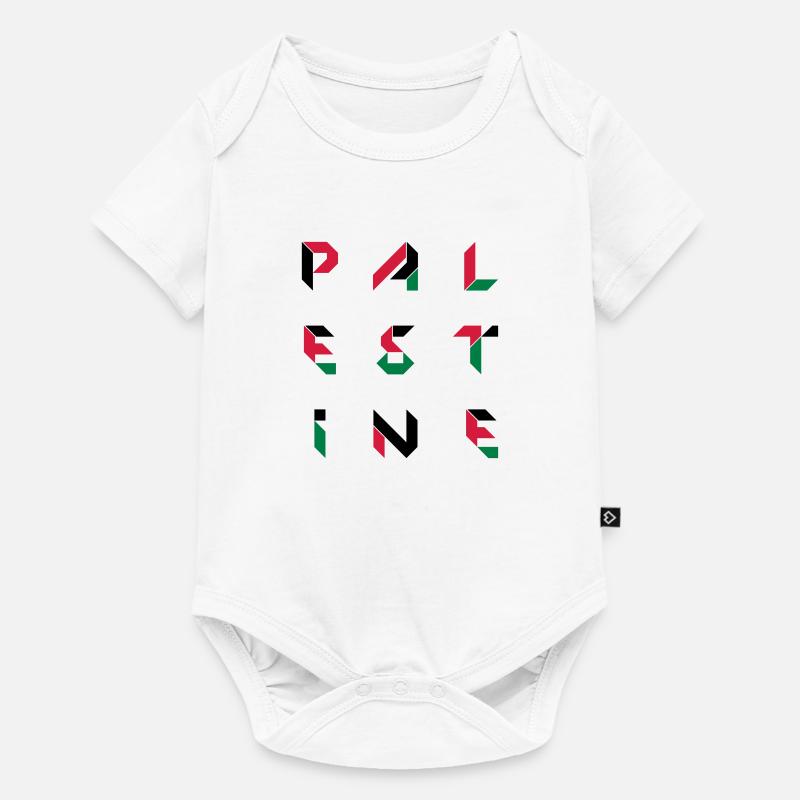 palestine 2 - Body à manches courtes Premium Bébé - blanc
