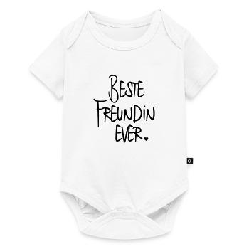 Beste Freundin Ever Freundinnen Sprüche Geschenk - Baby Premium Kurzarmbody - Weiß - Vorne