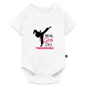 Girls Taekwondo - Body à manches courtes Premium Bébé - blanc - Devant
