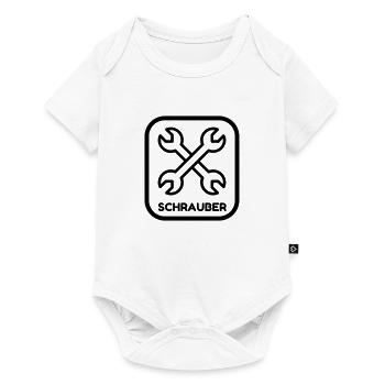 Mechanic Mechanik Mécanique Mécanicien Garage - Baby Premium short-sleeve bodysuit - white - Front