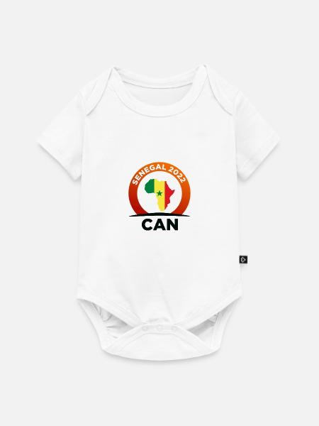 CAN SENEGAL 2022 - Baby Premium Kurzarmbody - Weiß