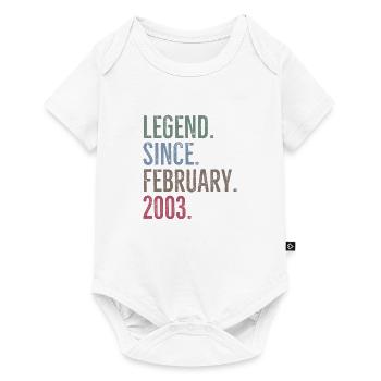 Legend Since February 2003 - Baby Premium short-sleeve bodysuit - white - Front