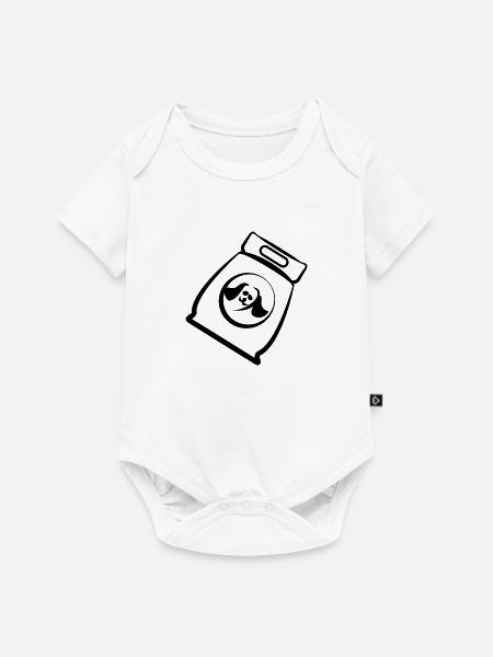 DOG CAT PET - Baby Premium Kurzarmbody - Weiß
