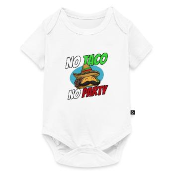 Taco Tortilla Mais Mexiko Essen I Geschenk - Baby Premium Kurzarmbody - Weiß - Vorne