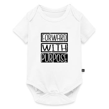 Progress Growth Change Development Enthusiasm - Baby Premium short-sleeve bodysuit - white - Front