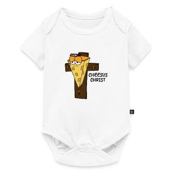 Idée cadeau drôle d’humour drôle - Body à manches courtes Premium Bébé - blanc - Devant