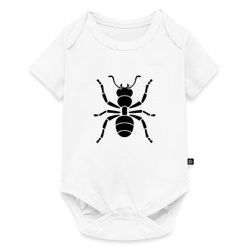Ameise - Baby Premium Kurzarmbody - Weiß - Vorne