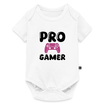 pro gamer 1 - Baby Premium Kurzarmbody - Weiß - Vorne