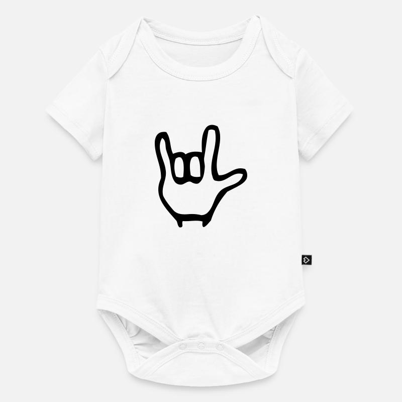 je t'aime - Body à manches courtes Premium Bébé - blanc