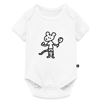 Tennis Mouse - Line - Baby Premium short-sleeve bodysuit - white - Front