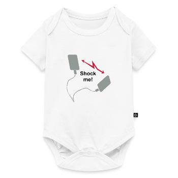 Defibrillator - Shock me! - Baby Premium Kurzarmbody - Weiß - Vorne
