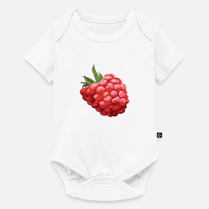 Raspberry - Baby Premium short-sleeve bodysuit - white