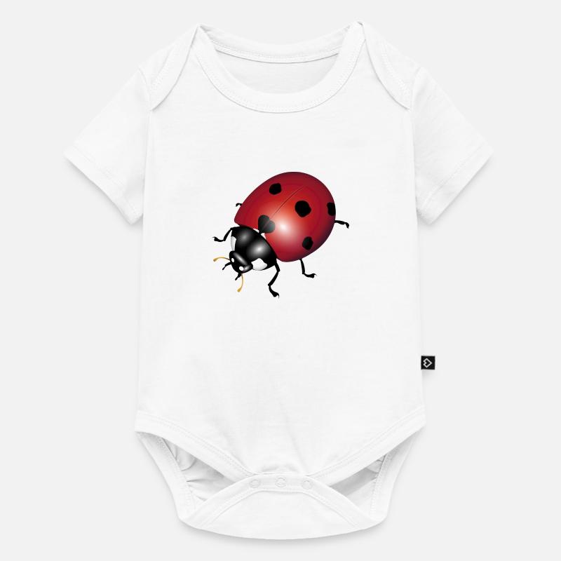 Coccinelle - Body à manches courtes Premium Bébé - blanc