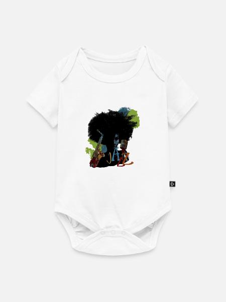 Jazz - Baby Premium Kurzarmbody - Weiß