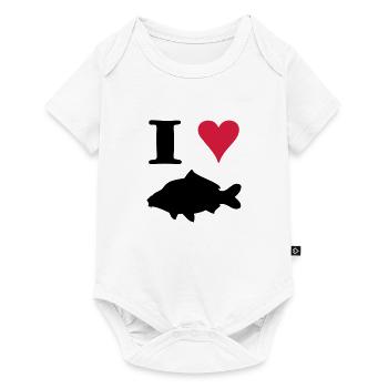 I Love Carp ! - Body à manches courtes Premium Bébé - blanc - Devant