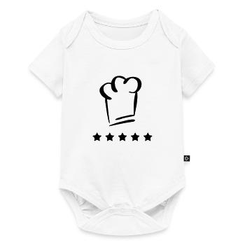 koch_sterne_f1 - Baby Premium Kurzarmbody - Weiß - Vorne