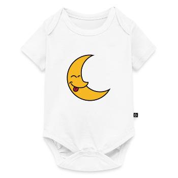 Funny Moon - Baby Premium short-sleeve bodysuit - white - Front