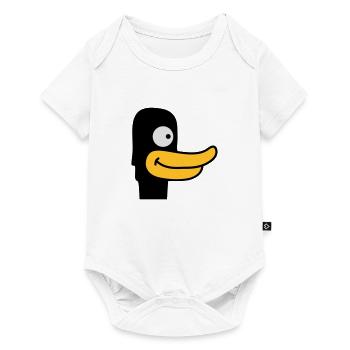 Duck Face - Baby Premium Kurzarmbody - Weiß - Vorne